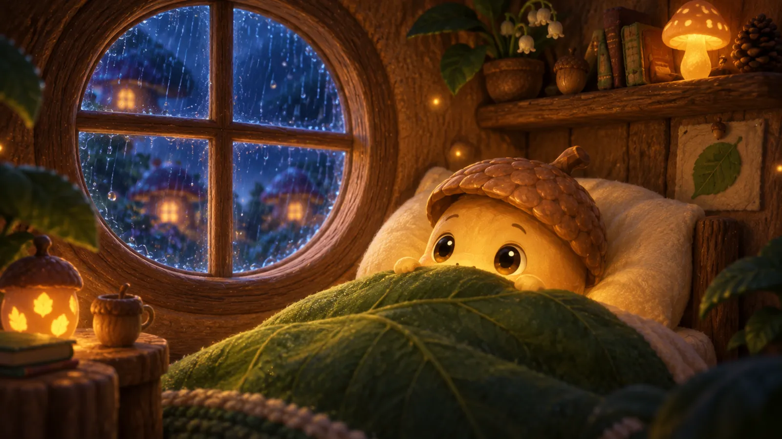 Small in the dark, Pip whispers, and his light spreads out across the path ahead.